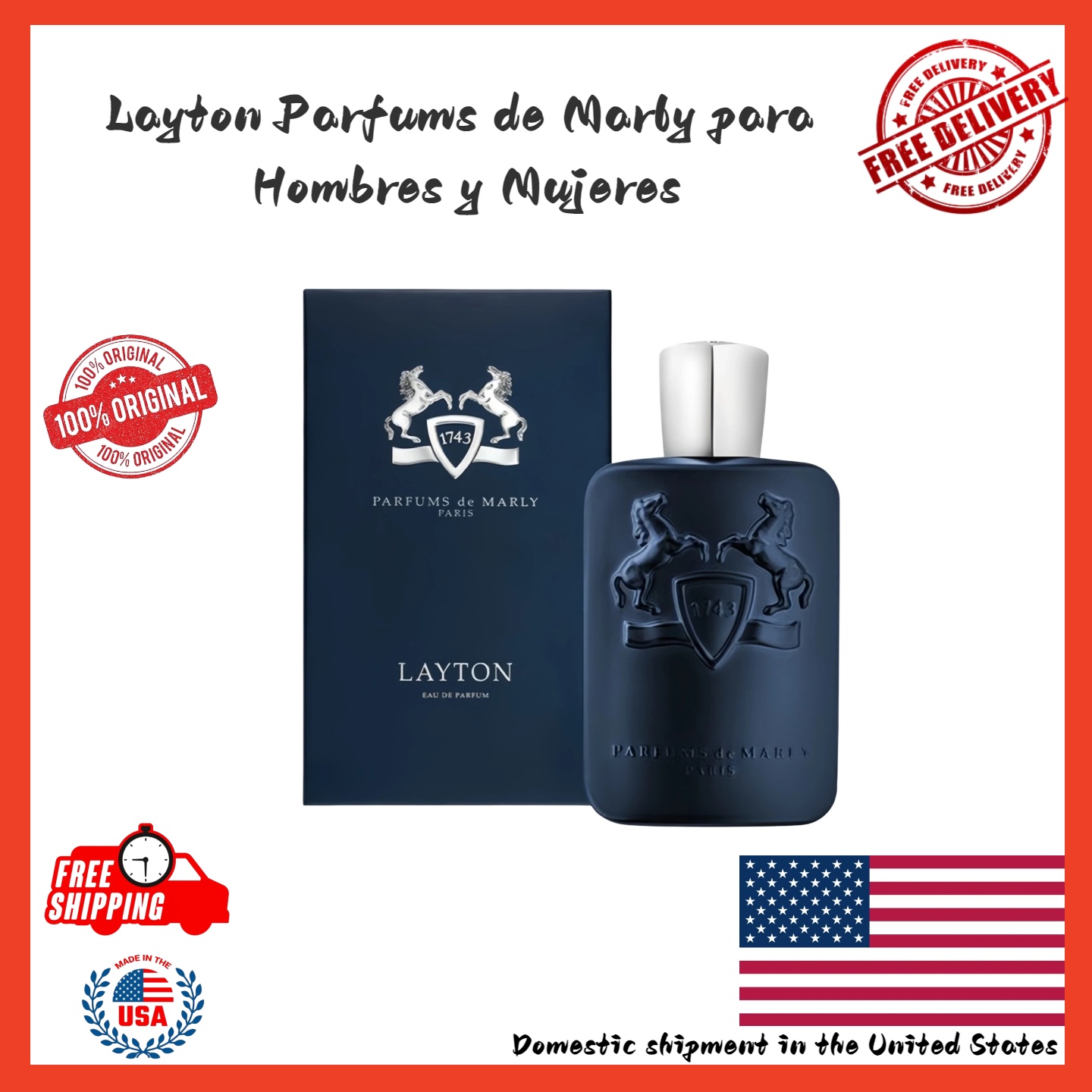 Parfums De Marly Layton 4.2oz  - Home Bar Accessories avaliação e preço