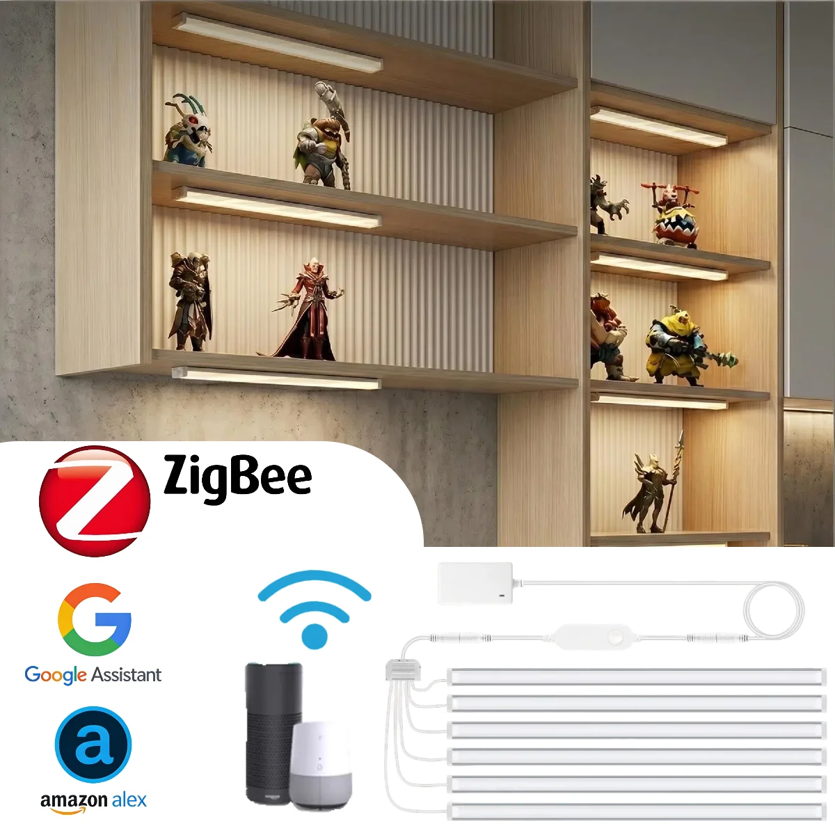 Home Bar And Cabinet - Luzes Inteligentes Zigbee para Abaixo do