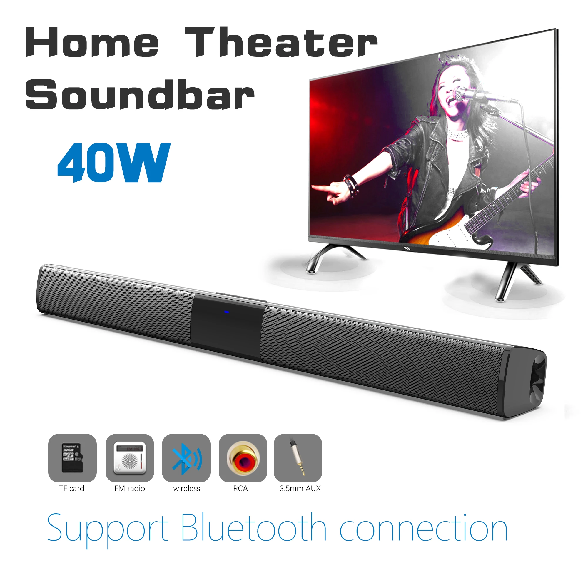 Barra de som de alta potência  - Home Bar Setup Kit avaliação e preço