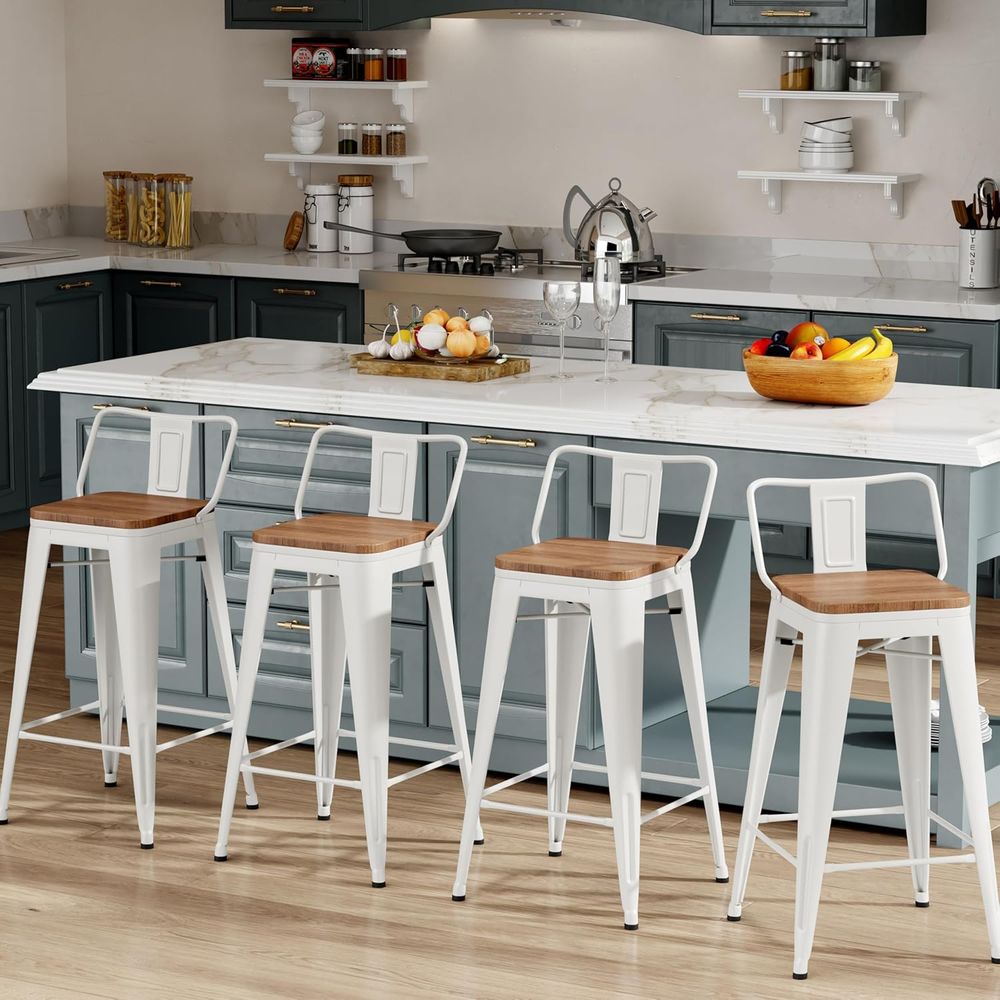 Conjunto de 4 Banquetas Indust - Home Bar Stools avaliação e preço