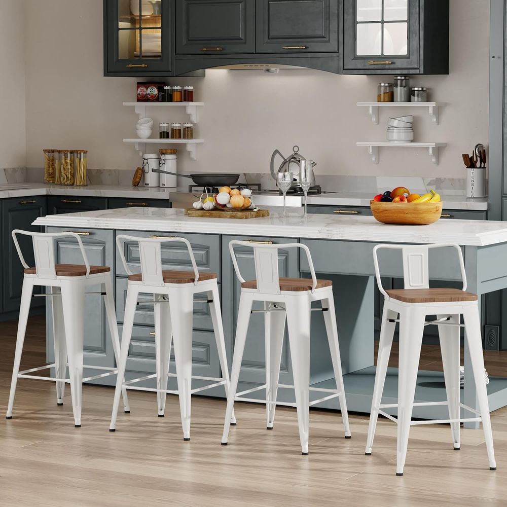 Conjunto de 4 Banquetas Indust - Home Bar Stools avaliação e preço
