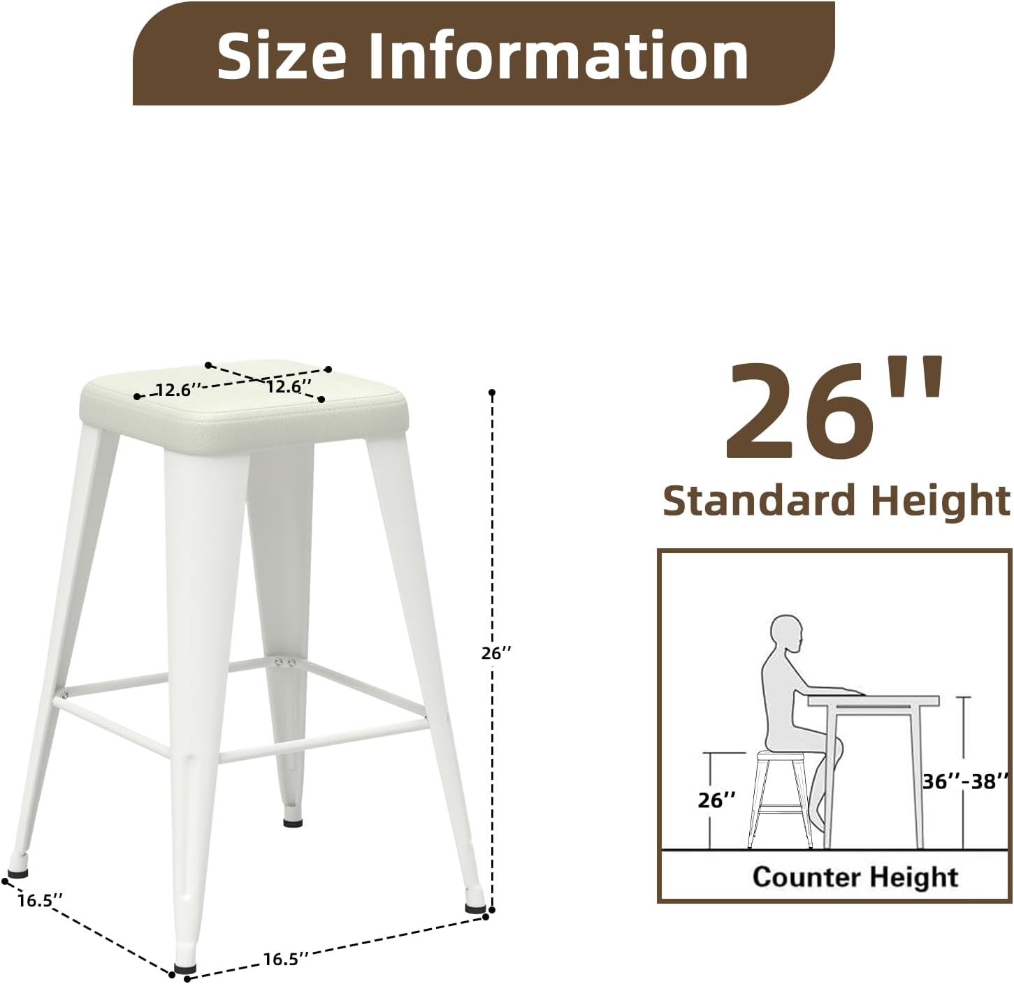 Conjunto de 4 Banquetas de Bar - Home Bar Stools avaliação e preço