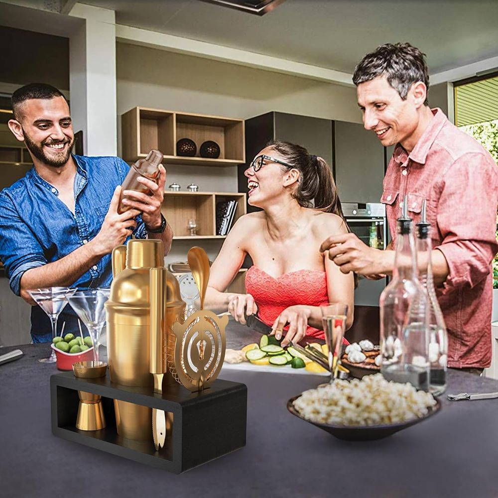 Conjunto de Coqueteleira: Kit  - Cocktail Recipe Book avaliação e preço