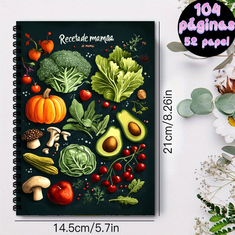 Livro de receitas espanhol A5, - Cocktail Recipe Book avaliação e preço