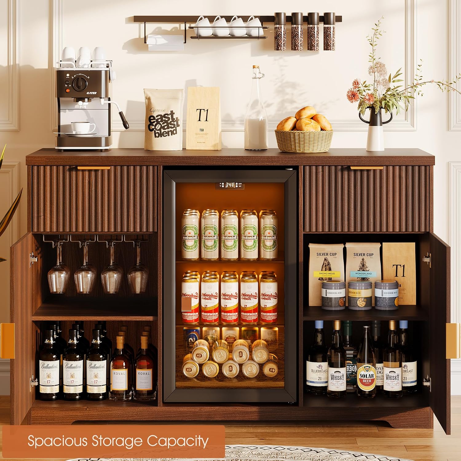 Armário de Bar para Café de 55 - Home Bar And Fridge avaliação e preço