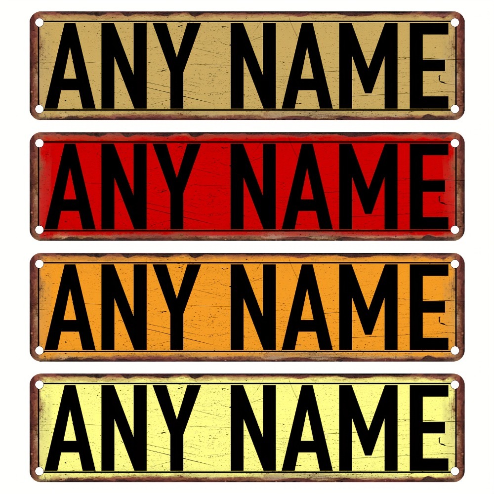 Placa de rua de alumínio perso - Home Bar Signs avaliação e preço