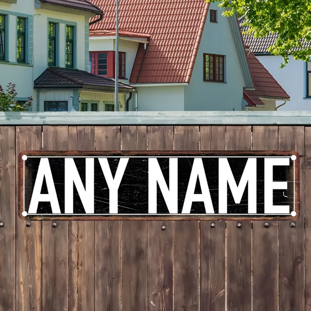Placa de rua de alumínio perso - Home Bar Signs avaliação e preço