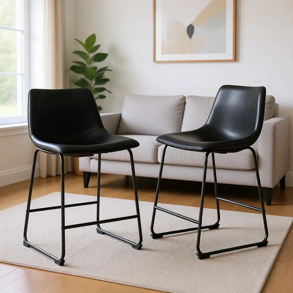 Conjunto de Banquetas Pretas d - Home Bar Stools avaliação e preço