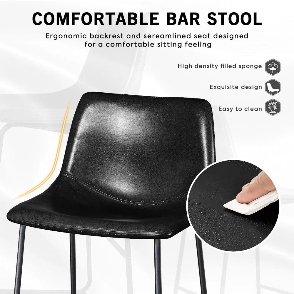Conjunto de Banquetas Pretas d - Home Bar Stools avaliação e preço