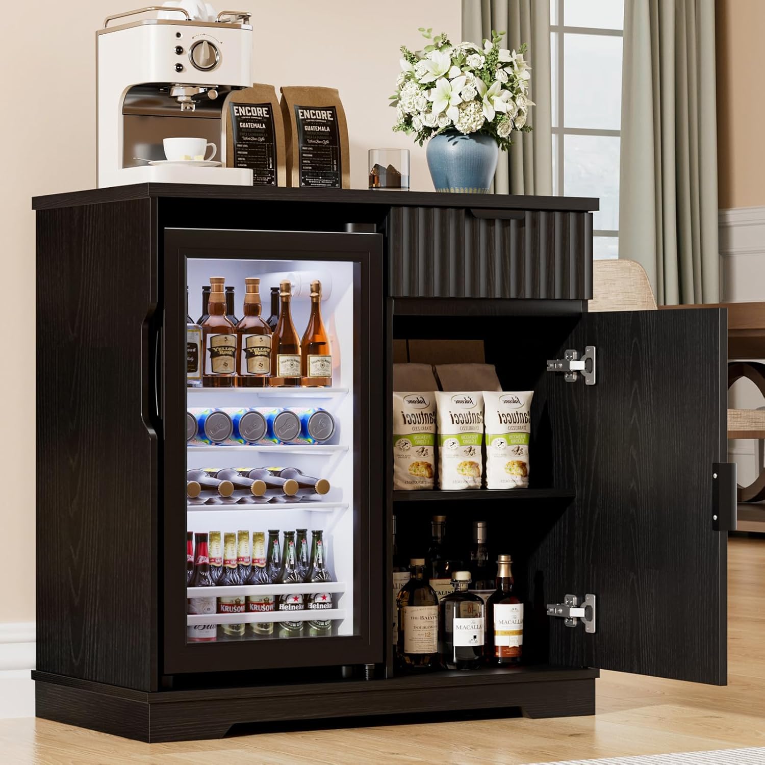 Armário Bar Flutuante para Caf - Home Bar And Cabinet avaliação e preço