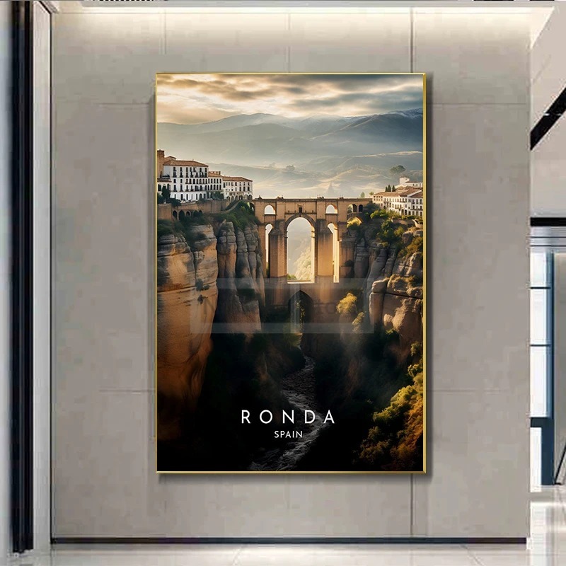 Pôster de viagem espanha, barc - Home Barcelona avaliação e preço