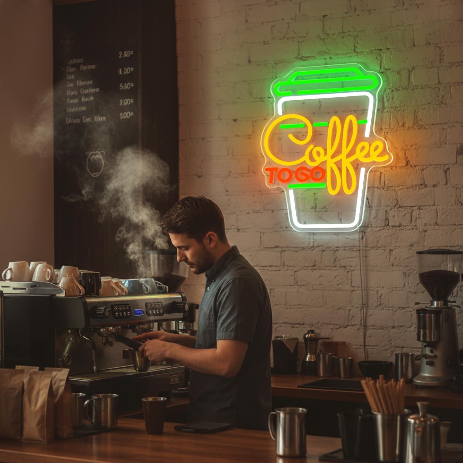 Letreiro Neon de Café com Luze - Home Bar Signs avaliação e preço