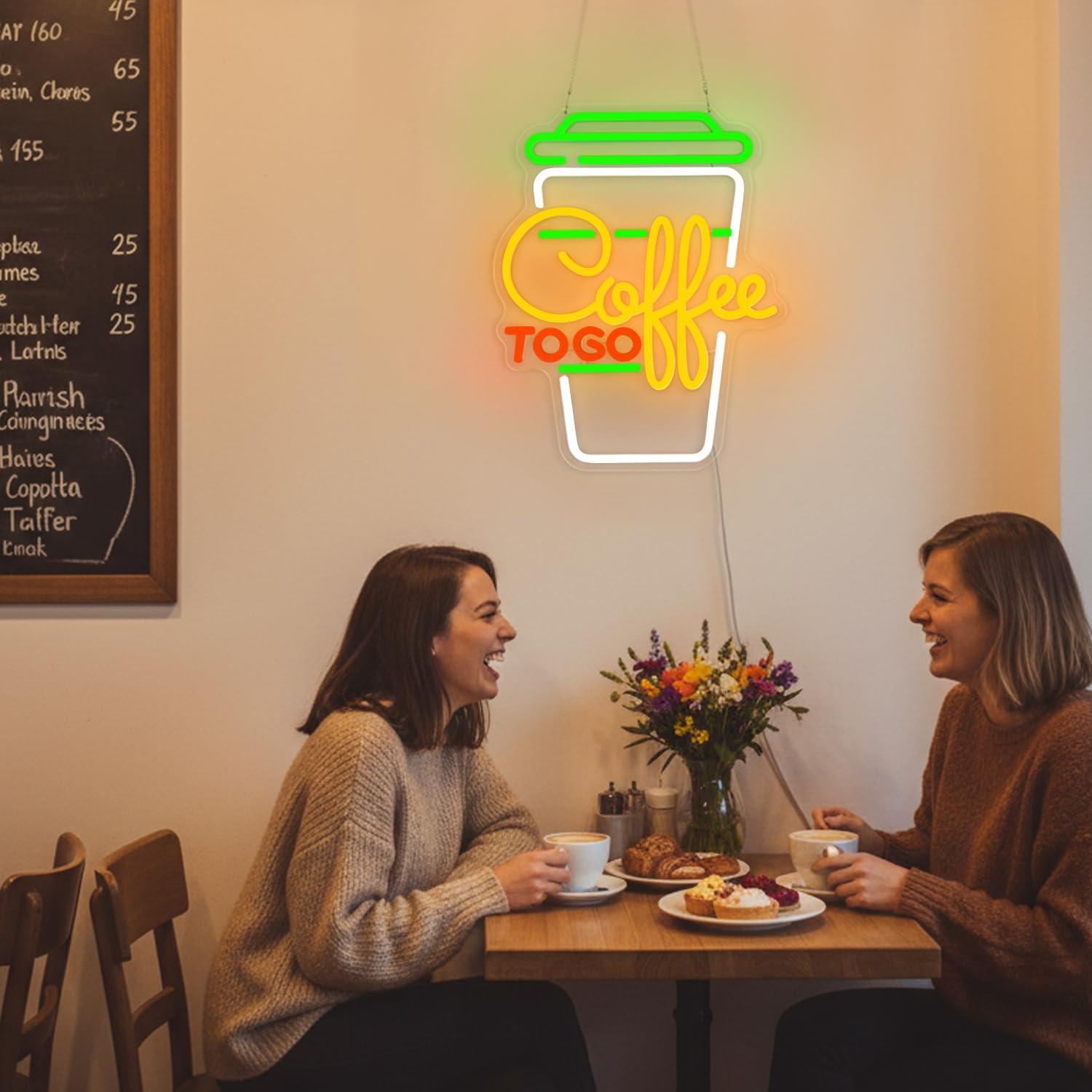 Letreiro Neon de Café com Luze - Home Bar Signs avaliação e preço