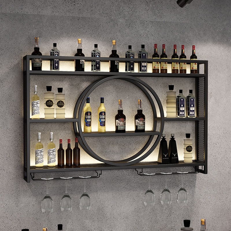Suporte de parede para garrafa - Home Bar And Cabinet avaliação e preço