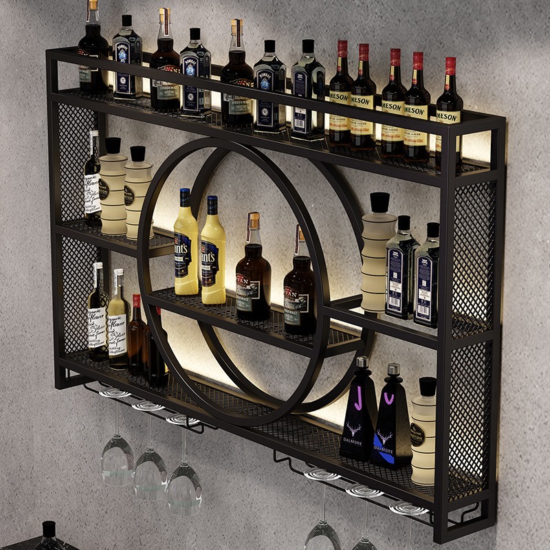 Suporte de parede para garrafa - Home Bar And Cabinet avaliação e preço