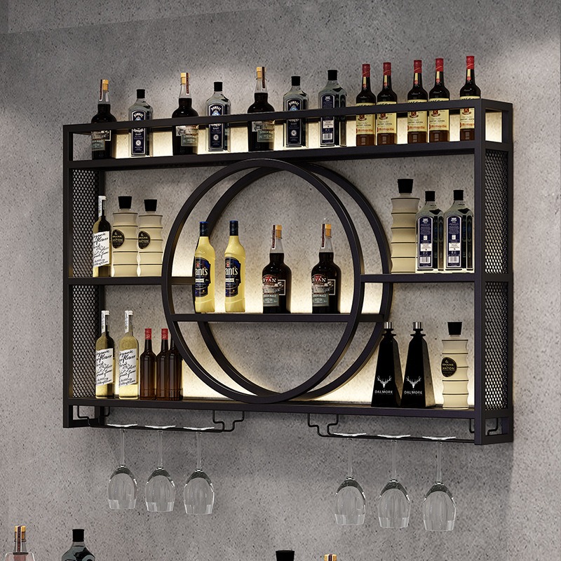 Suporte de parede para garrafa - Home Bar And Cabinet avaliação e preço