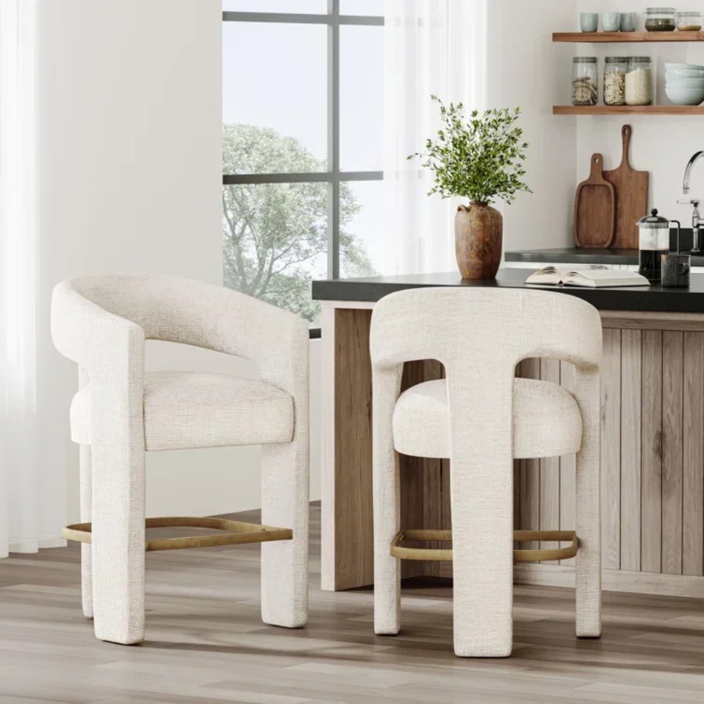 Cadeira alta estofada moderna  - Home Bar Stools avaliação e preço