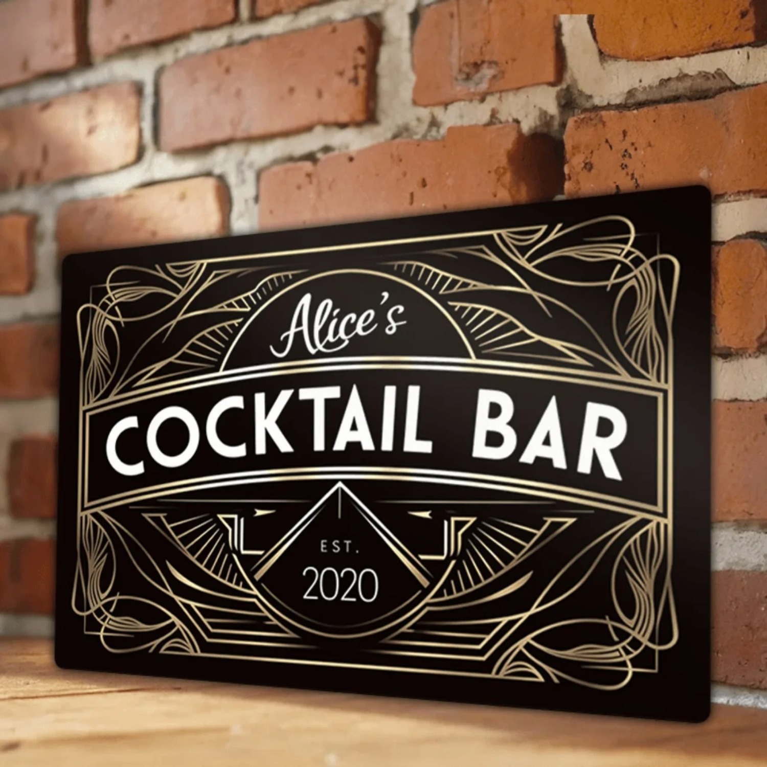 Placa de Metal Personalizada A - Home Bar Signs avaliação e preço