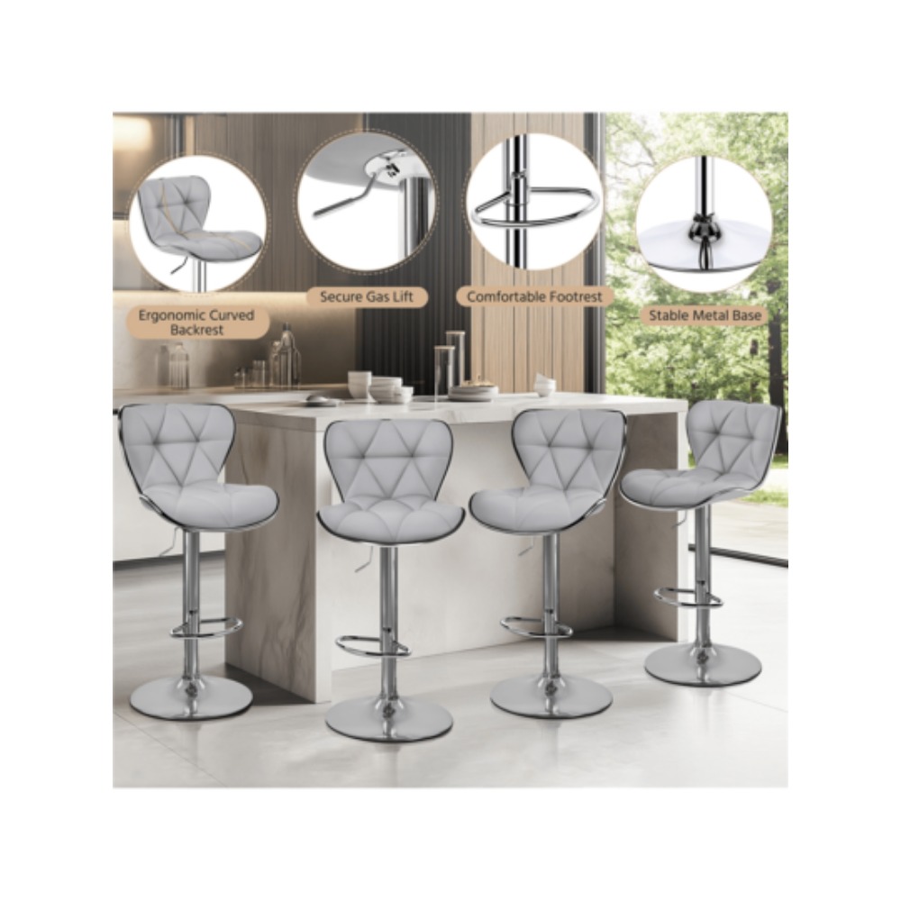 Conjunto de 2 Banquetas de Bar - Home Bar Stools avaliação e preço