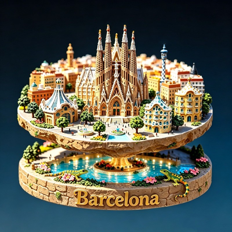 Imãs de Metal da Espanha, Souv - Home Barcelona avaliação e preço