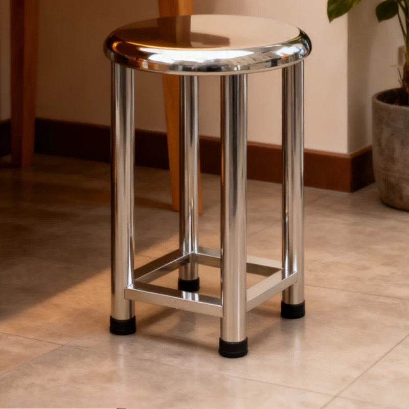 Banqueta Redonda de Aço Inoxid - Home Bar Stools avaliação e preço
